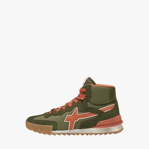 Basket W6YZ Army Green/Orange Homme | GDA-22717591